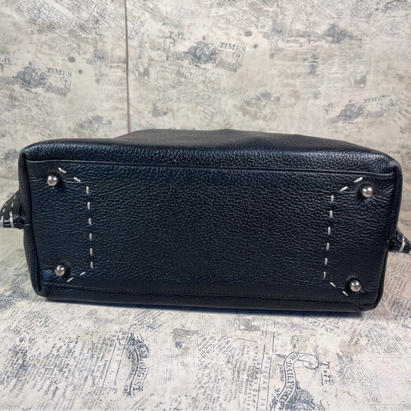 BCBGMaxAzria Genuine Pebble Leather Shoulder Bag - Picture 7 of 15